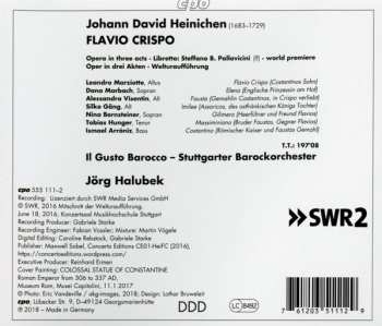 3CD Johann David Heinichen: Flavio Crispo 264805
