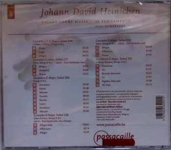 CD Johann David Heinichen: Galant Court Music 282404
