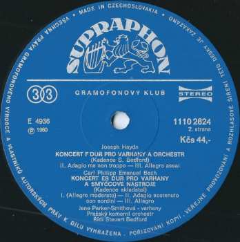 LP Prague Chamber Orchestra: Organ Concertos