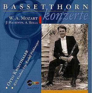 Album Johann Georg Heinrich Backofen: Bassetthornkonzert In F