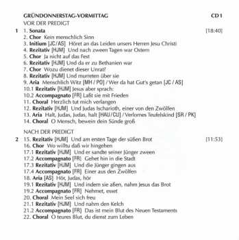 2CD Johann Georg Künstel: Markuspassion 323485