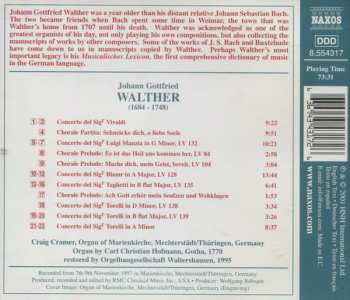 CD Johann Gottfried Walther: Organ Works Volume 2 221579