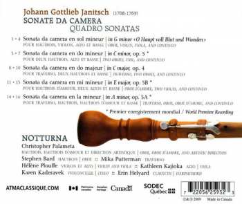 CD Johann Gottlieb Janitsch: Sonate Da Camera - Volume I 317045