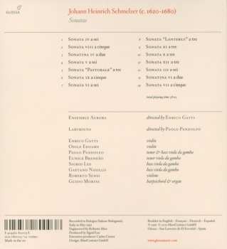 CD Johann Heinrich Schmelzer: Sonatas 324935
