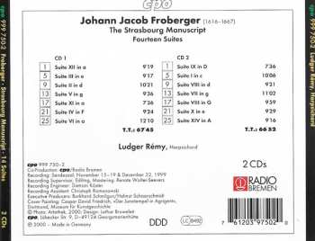 2CD Johann Jakob Froberger: The Strasbourg Manuscript 177759