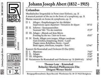 CD Johann Joseph Abert: Columbus Op.31  Ein Sinfonisches Seegemälde 331459