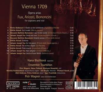 CD Johann Joseph Fux: Vienna 1709: Opera Arias For Soprano And Viol DIGI 38881