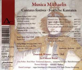 CD Johann Krieger: Musica Michaelis - Cantatas Festives / Festliche Kantaten 286699