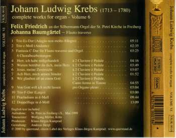 CD Johann Ludwig Krebs: Complete Works For Organ Volume 6 381603