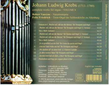 CD Johann Ludwig Krebs: Complete Works For Organ Volume 8 400642