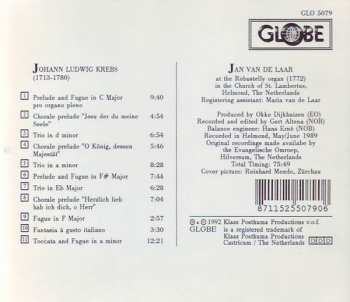 CD Johann Ludwig Krebs: Organ Works 346539