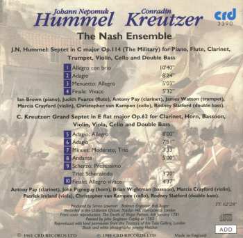 CD Johann Nepomuk Hummel: Septet In C Major Op. 114 (The Military) / Grand Septet In E Flat Major Op. 62 527392