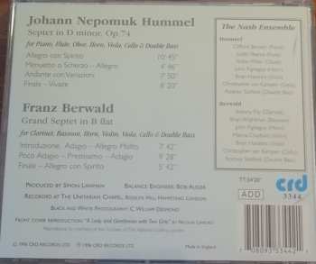 CD Johann Nepomuk Hummel: Septet In D Minor, Op. 74 For Piano, Flute, Oboe, Horn, Viola, Cello And Double Bass • Grand Septet In B Flat For Clarinet, Bassoon, Horn, Violin, Viola, Cello And Double Bass 534510