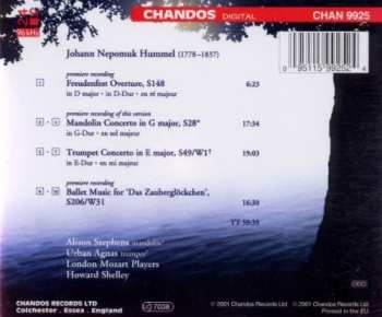 CD Johann Nepomuk Hummel: Mandolin Concerto - Trumpet Concerto - Freudenfest Overture - Ballet Music for "Das Zauberglöckchen" 178483