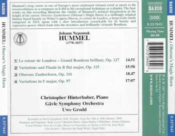 CD Johann Nepomuk Hummel: Oberon´s Magic Horn (Fantasy) • Grand Rondeau Brillant • Variations And Finale 229909