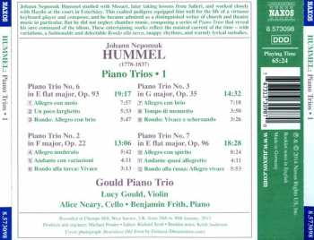 CD Johann Nepomuk Hummel: Piano Trios - 1 117793