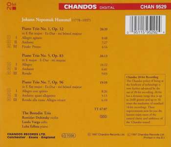 CD Johann Nepomuk Hummel: Piano Trios 1, 5 & 7 283217