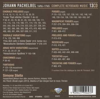 13CD/Box Set Johann Pachelbel: Complete Keyboard Music 322796