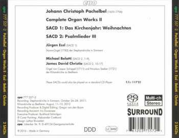 2SACD Johann Pachelbel: Complete Organ Works 2 148980