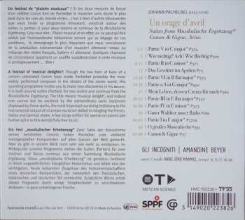 CD Johann Pachelbel: Un Orage D'avril 37824