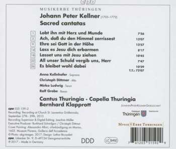 CD Johann Peter Kellner: Sacred Cantatas 121988