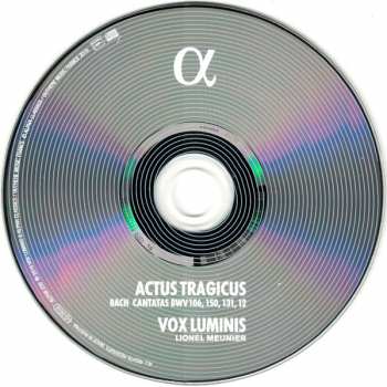 CD Johann Sebastian Bach: Actus Tragicus (Bach Cantatas BWV 106, 150, 131, 12) 300182