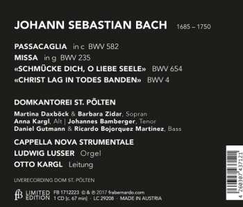 CD Johann Sebastian Bach: Bach LTD 307657