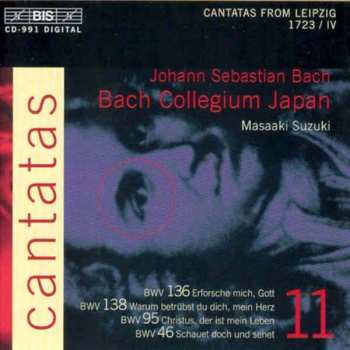 CD Johann Sebastian Bach: Cantatas 11:BWV 136 Erforsche Mich, Gott - BWV 138 Warum Betrübst Du Dich, Mein Herz- BWV 95 Christus, Der Ist Mein Leben- BWV 46 Schauet Doch Und Sehet 505772