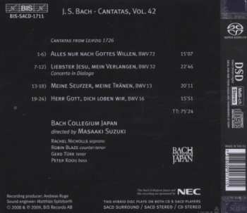 SACD Johann Sebastian Bach: Cantatas 42: ►13 ►16 ►32 ►72 (Herr Gott, Dich Loben Wir ) 457092