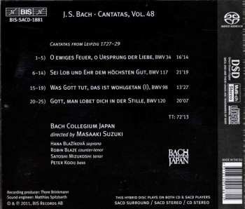 SACD Johann Sebastian Bach: Cantatas 48: ►48 ►98 ►117 ►120 (O Ewiges Feuer) 455565