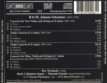 CD Johann Sebastian Bach: Concertos 1 / Violin Concertos 492589