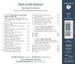 CD Johann Sebastian Bach: Bach & die Italiener. Pergolesi, Marcello & Conti adapted by Bach 299822