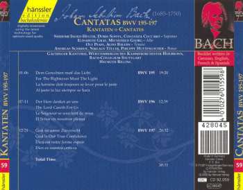 CD Johann Sebastian Bach: Cantatas BWV 195-197 541424