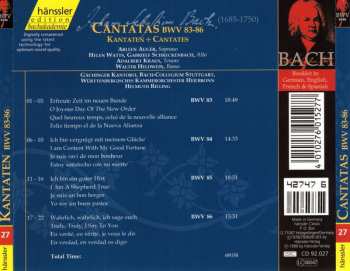 CD Johann Sebastian Bach: Cantatas BWV 83-86 542226