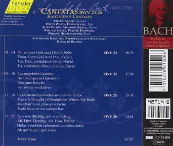 CD Johann Sebastian Bach: Cantatas vol 8 BWV 23-26 398153
