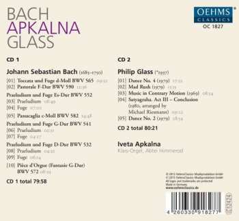 2CD Johann Sebastian Bach: Bach | Glass (Gesamtes Orgelwerk Von Philip Glass) 322110