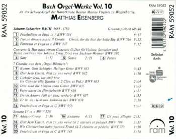 CD Johann Sebastian Bach: Bach Orgel-Werke Vol. 10 300178