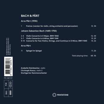 CD Johann Sebastian Bach: Bach & Pärt 446364