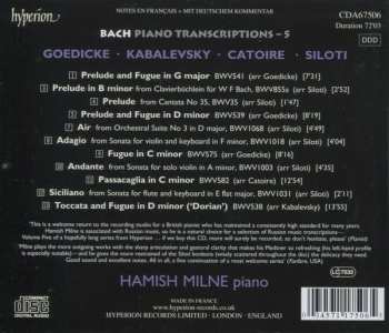 CD Johann Sebastian Bach: Bach Piano Transcriptions - 5 326906