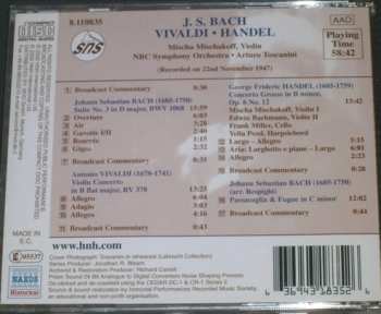 CD Johann Sebastian Bach: Bach: Suite Nr. 3 BWV1068; Passacaglia & Fuge in C minor / Vivaldi: Violinkonzert B flat major RV370; Händel: Concerto Grosso in B minor Op.6 n.12 157118