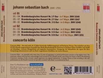 2CD Johann Sebastian Bach: Brandenburg Concertos 187923