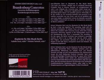 2CD Johann Sebastian Bach: Brandenburg Concertos 105733