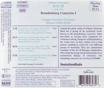 CD Johann Sebastian Bach: Brandenburg Concertos I 438906
