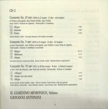 2CD Johann Sebastian Bach: Brandenburg Concertos 1 - 6 248884