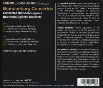 2CD Johann Sebastian Bach: Brandenburgische Konzerte 107162