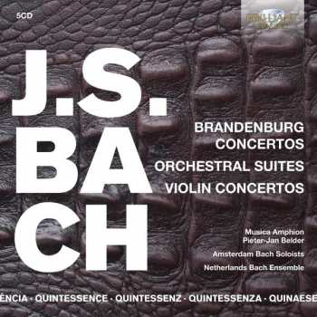5CD/Box Set Johann Sebastian Bach: Brandenburg Concertos, Orchestral Suites, Violin Concertos 427293