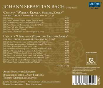 CD Johann Sebastian Bach: Cantata "Weinen, Klagen, Sorgen, Zagen" BWV 12 / Cantata "Herz Und Mund Und Tat Und Leben" BWV 147 111965