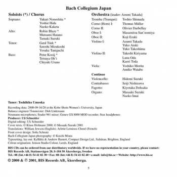 CD Johann Sebastian Bach: Cantatas 15 : BWV 40 Darzu Ist Erschienen Der Sohn Gottes - BWV 60 O Ewigkeit, Du Donnerwort - BWV 70 Wachtet! Betet! Betet! Wachtet! - BWV 90 Es Reiset Euch Schreklich Ende 148816
