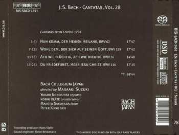 SACD Johann Sebastian Bach: Cantatas 28 (26, 62, 116, 139): Nun Komm, Der Heiden Heiland 147445