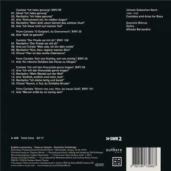 CD Johann Sebastian Bach: Cantatas And Arias For Bass 431676